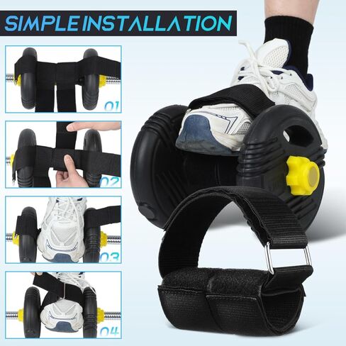 BESPORTBLE Feet Dumbbell Attachment 1 Pair Adjustable Ankle Weights Strap for Leg Extensions Hamstring Curls Hip Flexor Glute Kickbacks Home Gym Workout Gear in Saudi Arabia