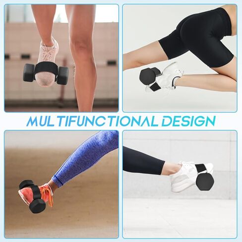 BESPORTBLE Feet Dumbbell Attachment 1 Pair Adjustable Ankle Weights Strap for Leg Extensions Hamstring Curls Hip Flexor Glute Kickbacks Home Gym Workout Gear in Saudi Arabia