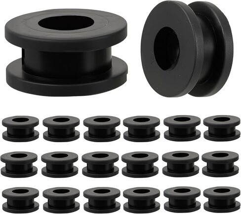 20 Pcs Motorcycle M6 Rubber Grommets Flat Rubber Motorcycle Washers Replacement Accessories For Fairing Cowling in Saudi Arabia