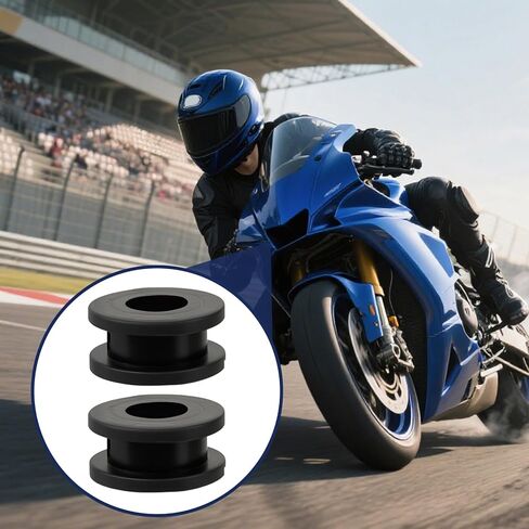 20 Pcs Motorcycle M6 Rubber Grommets Flat Rubber Motorcycle Washers Replacement Accessories For Fairing Cowling in Saudi Arabia