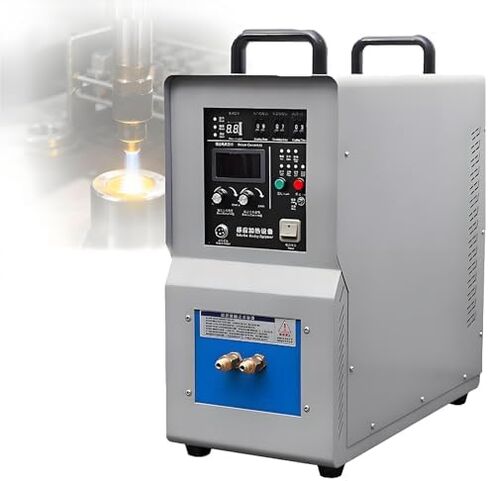 آلة التسخين بالتردد العالي، الفرن الحثي بقدرة 15 كيلو واط، أنظمة تبريد المياه لصهر المعادن، السخان الحثي للتبريد in Kuwait