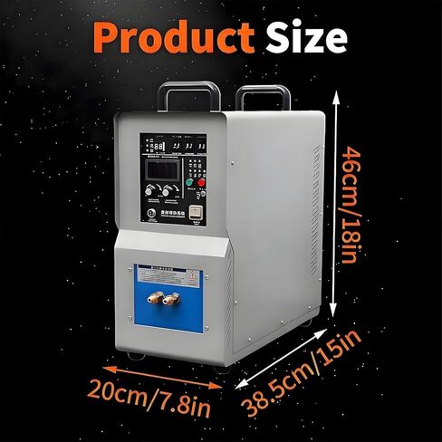 آلة التسخين بالتردد العالي، الفرن الحثي بقدرة 15 كيلو واط، أنظمة تبريد المياه لصهر المعادن، السخان الحثي للتبريد in Kuwait