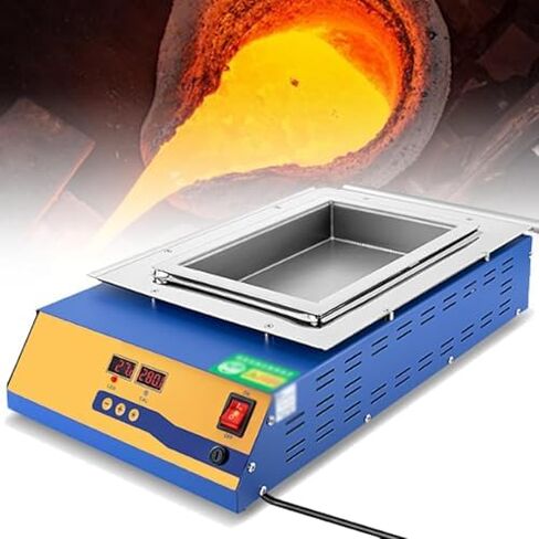 Double Digital Solder Pot, Electric Melting Furnace, Adjustable Temperature Room -400°c,for Projects.Efficient Heat Dissipation in Saudi Arabia
