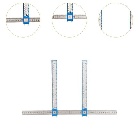 Face and Head Caliper for Facial Measurement, Stainless Steel and PP Construction, 20.08x12.20inch Size with 0-19.69inch Range- Blue in Saudi Arabia