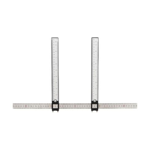 Face and Head Caliper for Facial Measurement, Stainless Steel and PP Construction, 20.08x12.20inch Size with 0-19.69inch Range- Blue in Saudi Arabia