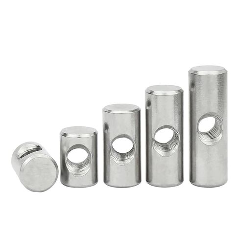 Barrel nut, 5PCSCylindrical Pin Dowel Wood Furniture Embedded Locking Barrel Nut(M6x30xM10) in Saudi Arabia