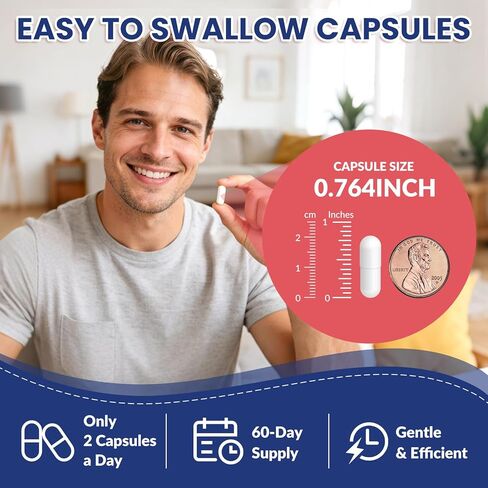 17 في 1 فيتامين ب المركب بلس - فيتامين ب1، ب2، ب3، ب4، ب5، ب6، ب7 (البيوتين)، ب8 (اينوزيتول)، ب9، ب12، ج، د3، ك2، الطاقة، المناعة، البشرة، دعم الأعصاب للرجال والنساء - 120 كبسولة in Kuwait