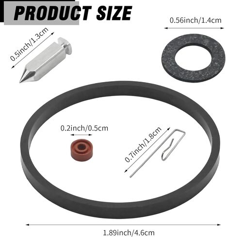 SYOWADA 056-154 Float Valve Replacement Kit, Replacement for Tecumseh V40 V50 V60 VM80 H30, Replaces 631021 631021A 631021B Carburetor Needle Seat Bowl Gasket in Saudi Arabia
