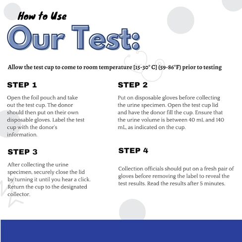 16 Panel Drug Test Kit, Detects 16 Substances Including EtG, Fentanyl, and Kratom, AMP, OPI, MET, BZO, COC, MTD, OXY, BUP, MDMA, THC, BAR, PCP, Fen, EtG, KRA, TCA, Built-in Temp Strip - [25 Pack] in Kuwait