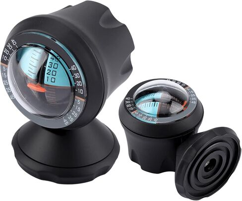 Dioche Auto IncliCar Vehicle Inclinometer - Slope Indicator Meter for Safe Driving - 360° Adjustable Tilt Gauge - Easy Installation - Durable Plastic Material in Saudi Arabia