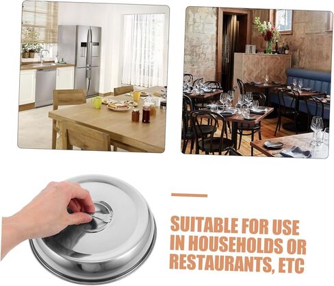Stainless Steel Round Food Dome Cover Steak Cloche for Cooking Convenient Storage Aesthetic Dining Versatile Kitchen Tool for Western Cuisine in Saudi Arabia