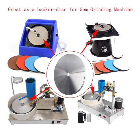 EMILYPRO قرص ألومنيوم رئيسي بقاعدة قطر × السُمك: 8 بوصة × 9/32 بوصة. فتحة الشجرة: 1/2 بوصة. وسادات طحن للعجلات الكاشطة المسطحة/القرص الخلفي/آلة تلميع كابر مائلة - عبوة واحدة in Kuwait