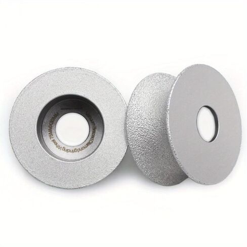 1PC Vacuum Brazed Diamond Grinding Disc of Half-Round Edge 75mm DIY Diamond Wheel Used Dry or Wet 10/15/20/25/30mm Available (25mm) in Saudi Arabia