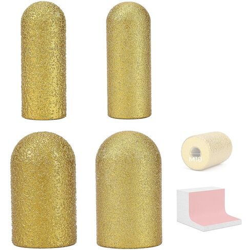 4Pcs M10 Diamond Finger Grinding Wheel 20/30mm Round Hole Dry Bit Saw Milling Cutter Trimming Head for Concrete Granite Stone Countertop, Shaping Enlarging Tool Bevel Existing Porcelain Ceramic Marble in Saudi Arabia