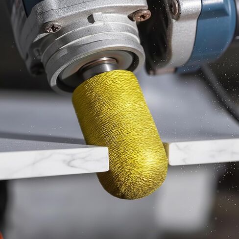 4Pcs M10 Diamond Finger Grinding Wheel 20/30mm Round Hole Dry Bit Saw Milling Cutter Trimming Head for Concrete Granite Stone Countertop, Shaping Enlarging Tool Bevel Existing Porcelain Ceramic Marble in Saudi Arabia
