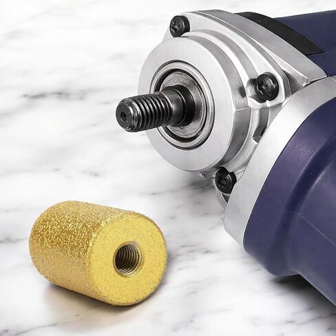 4Pcs M10 Diamond Finger Grinding Wheel 20/30mm Round Hole Dry Bit Saw Milling Cutter Trimming Head for Concrete Granite Stone Countertop, Shaping Enlarging Tool Bevel Existing Porcelain Ceramic Marble in Saudi Arabia