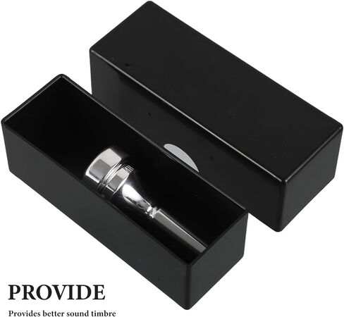 Zerodeko Silver Plated Brass Cornet Mouthpiece Smooth Finish Comfortable Grip Suitable for Beginners and Professionals Daily Practice and Performance Instrument Accessory in Saudi Arabia