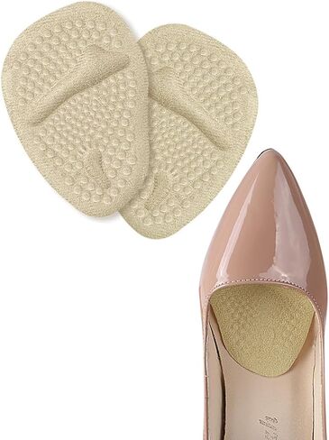 Ball of Foot Cushions for Women Shoe, Metatarsal Pads, Metatarsal Pads, High Heel Comfort Pads, Non Slip Ball-of-Foot Cushions for Foot Pain Relief and Comfort (2 Pairs-Clear) in Saudi Arabia