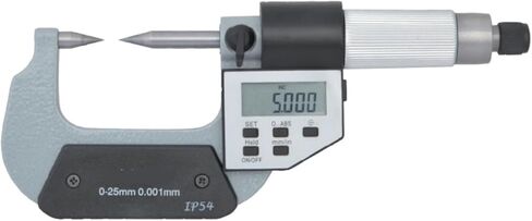 Digital Point Micrometer IP54 0-25mm 0.01mm Outside Micrometer 25-50mm 50-75mm 75-100mm DIN(75-100mm 15degree) in Saudi Arabia