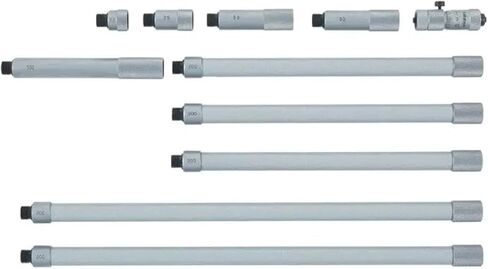 1PCS Inner Micrometer Digital Display Extension Rod Type 337-301 137-205 Tubular Inside Micro 137 139 50-300 50-1500 150-2000mm(One Rod 13mm) in Saudi Arabia