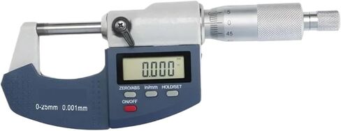 Digital Micrometer 0.001 mm 0-25mm Electronic Outside Micrometer with Scale Line Micrometer Gauge Measuring Tool in Kuwait