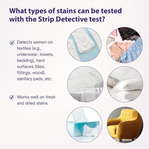 At-Home Betrayal Test - Semen Detection Test, Infidelity Test detects Acid phosphatase in Sperm in Two Minutes - 10 pcs per Pack in Saudi Arabia