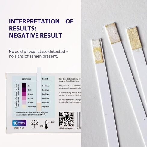 At-Home Betrayal Test - Semen Detection Test, Infidelity Test detects Acid phosphatase in Sperm in Two Minutes - 10 pcs per Pack in Saudi Arabia