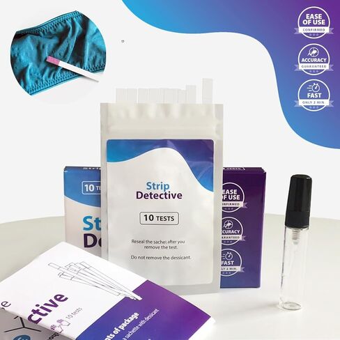At-Home Betrayal Test - Semen Detection Test, Infidelity Test detects Acid phosphatase in Sperm in Two Minutes - 10 pcs per Pack in Saudi Arabia