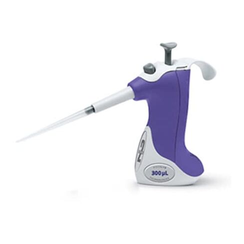 VistaLab 1257-0300 Ovation Fixed Volume Two Stroke BioNatural Pipette, 300 microliter Volume, +/-1.0% Accuracy, Purple in Kuwait