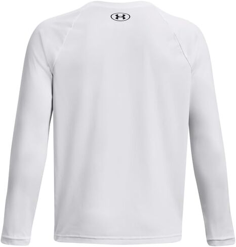 Under Armor Boys Tech Big Logo T-Shirt Long Sleeve ، (326) Vibe / / Blue Atlantis ، X-Large Plus in Kuwait