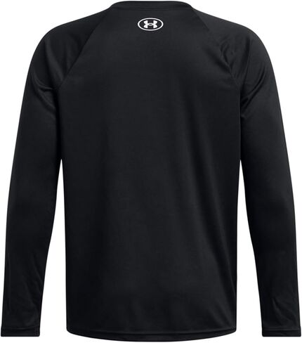 Under Armor Boys Tech Big Logo T-Shirt Long Sleeve ، (326) Vibe / / Blue Atlantis ، X-Large Plus in Kuwait