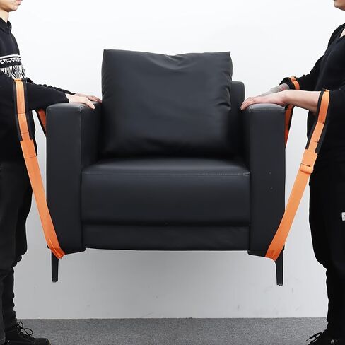 2-Person Lifting and Moving Orange Wrist Strap，Lifting Straps Moving for Furniture, Appliances, Mattresses in Saudi Arabia