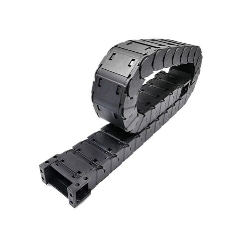 1 Meter D20 Series Low Noise Transmission Drag Chain Wire Carrier Cable Towline Closed Type Open On Both Sides(R75,D20X38 mm) in Saudi Arabia