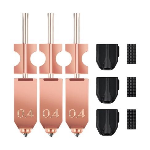 ترقية رسمية للطارد المجمع مع أنابيب Capricorn Bowden PTFE مع غطاء سيليكون × 3 وفوهة 0.4 مم × 3 لطابعة Creality Ender 3 V2 Ender 3 Ender 3 pro ثلاثية الأبعاد، وليس لـ Ender 5 in Kuwait