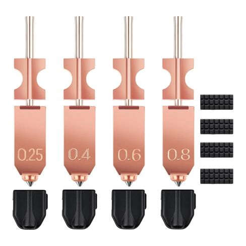 ترقية رسمية للطارد المجمع مع أنابيب Capricorn Bowden PTFE مع غطاء سيليكون × 3 وفوهة 0.4 مم × 3 لطابعة Creality Ender 3 V2 Ender 3 Ender 3 pro ثلاثية الأبعاد، وليس لـ Ender 5 in Kuwait