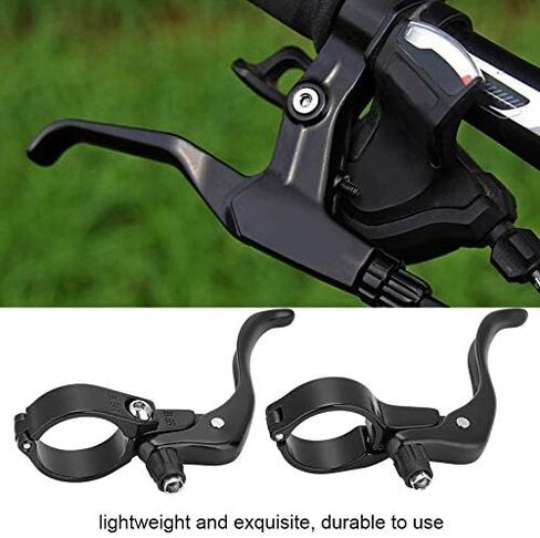 Brake Levers 1 Pair Aluminum Alloy Lightweight 31.8mm for Road (Black) in Saudi Arabia