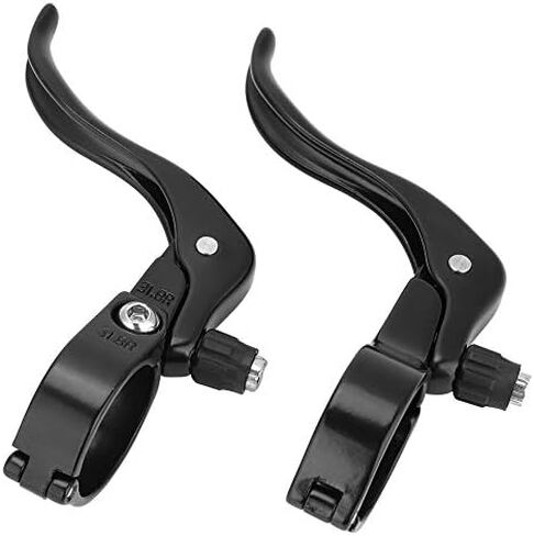 Brake Levers 1 Pair Aluminum Alloy Lightweight 31.8mm for Road (Black) in Saudi Arabia