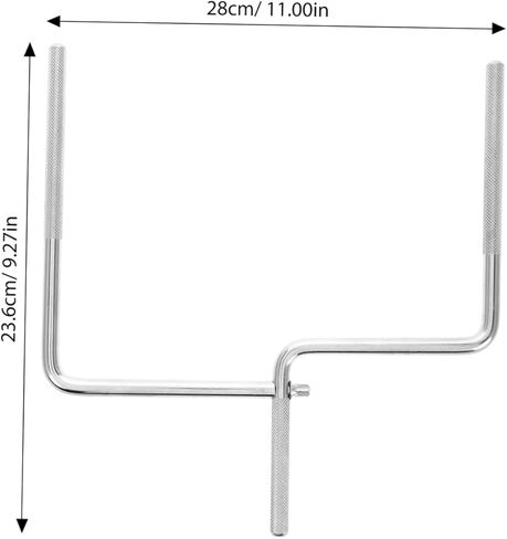 Drum Cowbell Mounting Stand Shaped Arm Holder for Percussion Instruments Portable and Durable Iron Cowbell Extension Rod Easy to Use for All Skill Levels for Musicians in Saudi Arabia