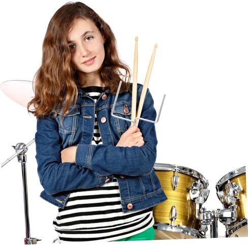 Drum Cowbell Mounting Stand Shaped Arm Holder for Percussion Instruments Portable and Durable Iron Cowbell Extension Rod Easy to Use for All Skill Levels for Musicians in Saudi Arabia