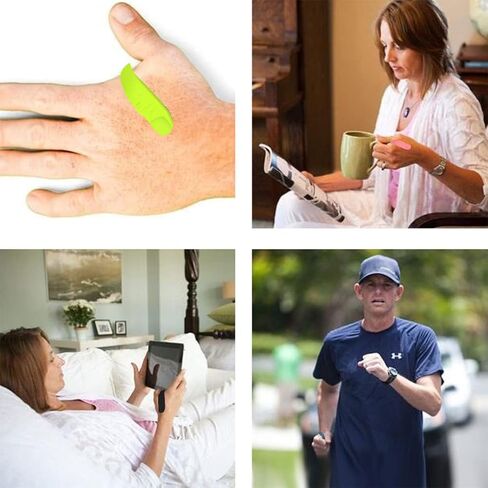 كليب العلاج بالابر باجيما 8 * 4 * 2 حزمة من 2 إصبع العلاج بالابر كليب تدليك اليد المشبك التخسيس كليب العلاج بالابر مكيف للتوتر والقلق الإجهاد (الإبهام الأخضر) in Kuwait