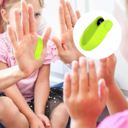 كليب العلاج بالابر باجيما 8 * 4 * 2 حزمة من 2 إصبع العلاج بالابر كليب تدليك اليد المشبك التخسيس كليب العلاج بالابر مكيف للتوتر والقلق الإجهاد (الإبهام الأخضر) in Kuwait