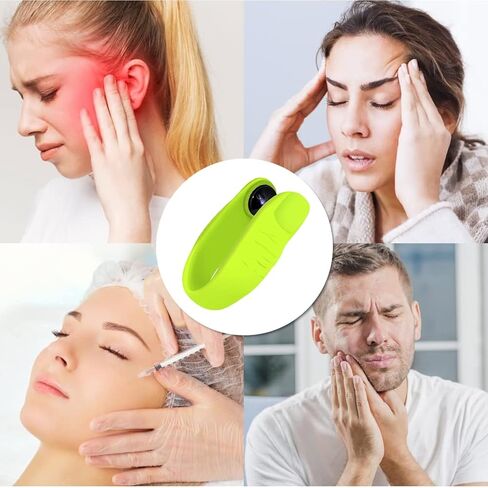 كليب العلاج بالابر باجيما 8 * 4 * 2 حزمة من 2 إصبع العلاج بالابر كليب تدليك اليد المشبك التخسيس كليب العلاج بالابر مكيف للتوتر والقلق الإجهاد (الإبهام الأخضر) in Kuwait