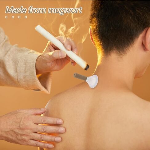 Handmade Moxa Sticks 2.36X1.18X1.18In Natural Moxa Rolls for Home and Professional Moxibustion Therapy Portable Moxibustion Accessory in Saudi Arabia