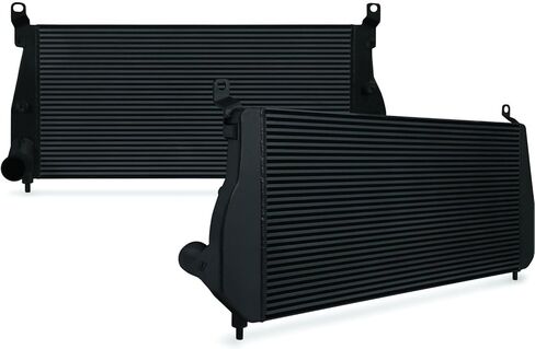 Mishimoto MMINT-DMAX-01SL Performance Intercooler Compatible With Chevrolet 6.6L Duramax 2001-2005 Silver in Saudi Arabia