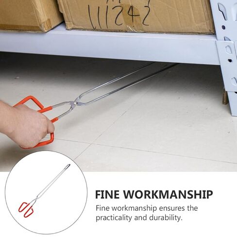 INOOMP Stainless Steel Trash Pliers Garbage Picker Trash Grabber Tool with Random Color Handle for Outdoor and Indoor Waste Pickup in Saudi Arabia