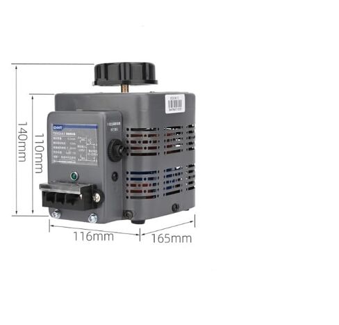 1PC 100% New CHNT Single-Phase Voltage Regulator TDGC2-3 Adjustable Voltage Transformer Contact/Regulator 0v-250v 220V 12A 50HZ 3KVA in Saudi Arabia