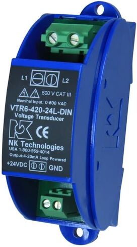 NK VTR6-420-24L-DIN - AC Voltage Transducer, VTR Series; 600 V in Saudi Arabia