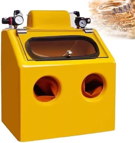 خزانة السفع الرملي المحمولة - آلة السفع الرملي الهوائية لسطح المكتب لإزالة الصدأ المعدني شديد التحمل، تنظيف الشوائب، أداة تفجير كاشطة فعالة in Kuwait