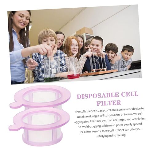 Cabilock 2Pcs Disposable Cell Strainers Premium Laboratory Experiment Filter Mesh Reliable Sieve Tools for Consistent Results for Cell Culture and Teaching in Saudi Arabia