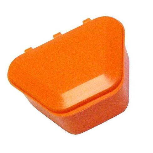 Keystone 9576548 New Age Denture Storage Cups 1.75" Deep Orange 120/Pk in Kuwait